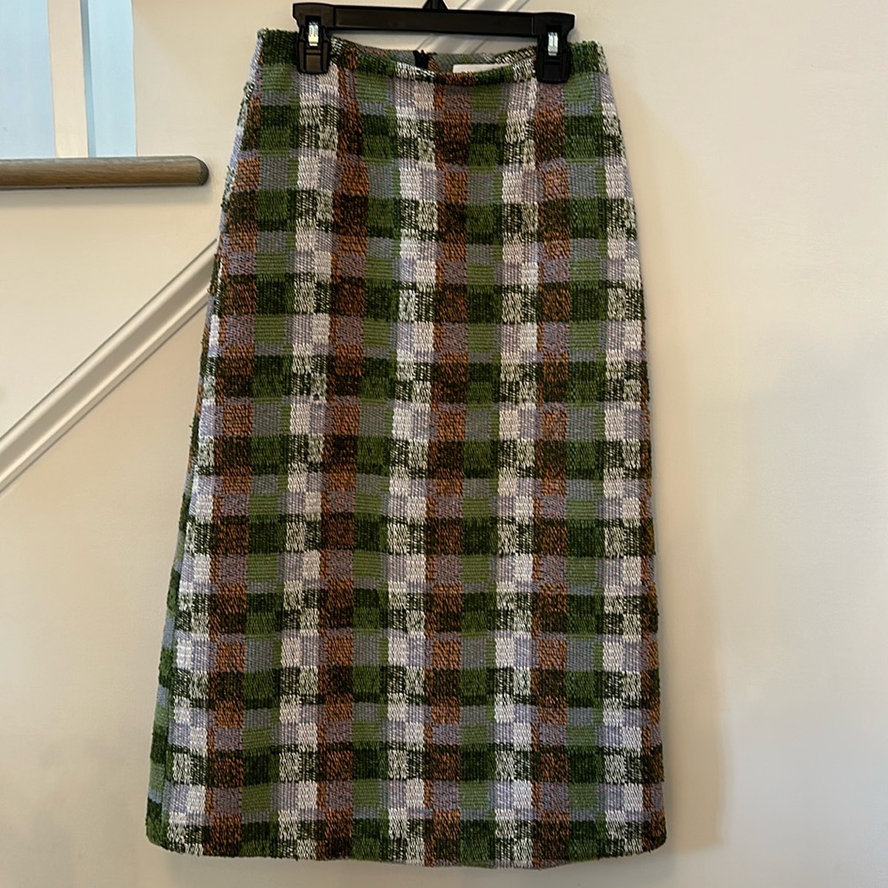 Bayue Style Retro Tweed Skirt women’s size small